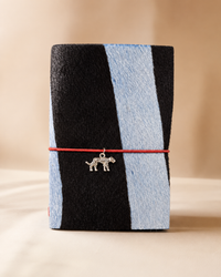 Azure Wild | Handcrafted Hair-on Leather Journal